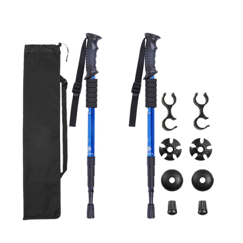 Sports & Outdoors Four-section Trekking Straight Trekking Poles Sports & Outdoors Four-section Trekking Straight Trekking Poles