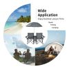 Portable Folding Picnic Double Chair With Umbrella